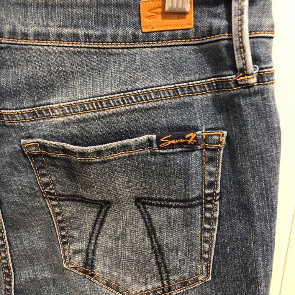 Seven7 Tower Straight Crop Jeans, Size 12 - Picture 7 of 9